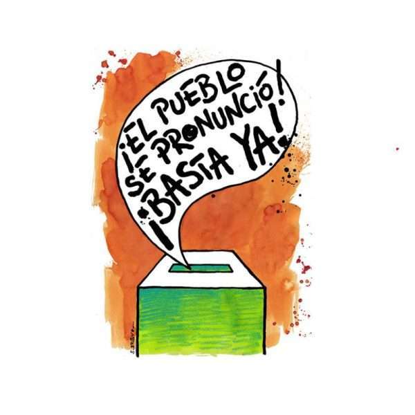 Caricatura | ¡La brava rabia del pueblo!