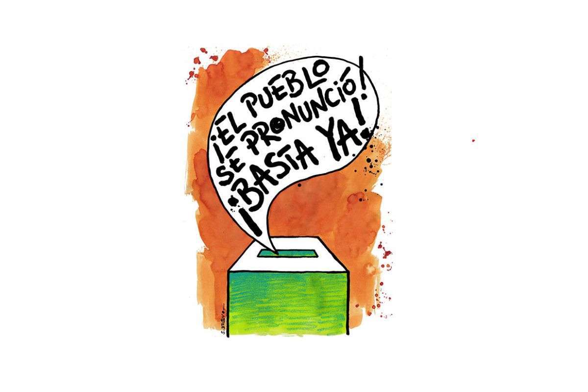 Caricatura | ¡La brava rabia del pueblo!