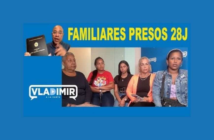 Familias de presos del 28J exigen amnistía para una Navidad en paz