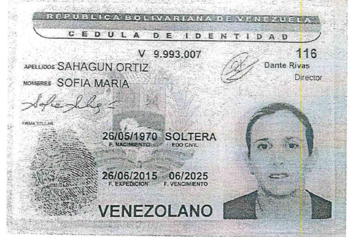 ¿Dónde está Sofía María Sahagún? HRW denuncia desaparición en Maiquetía
