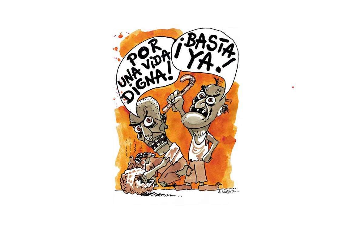 Caricatura | ¡La brava dignidad del pueblo!