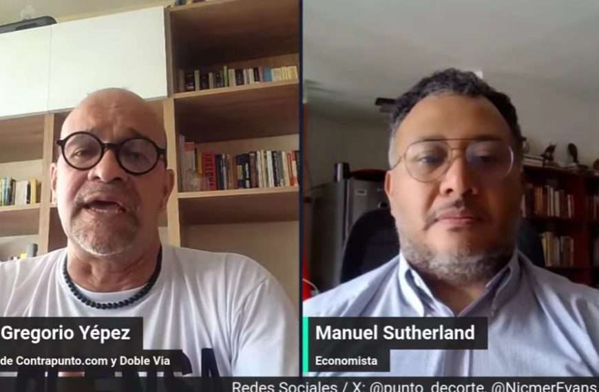 #AgendaComún | Manuel Sutherland alerta sobre la fragilidad de la "supuesta recuperación económica"