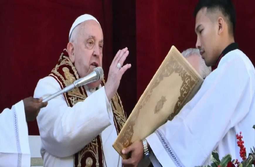 El líder religioso llamó a “superar las divisiones” y que “cese el fuego” en Ucrania, Medio Oriente, Sudán y otras regiones del globo azotadas por la guerra.