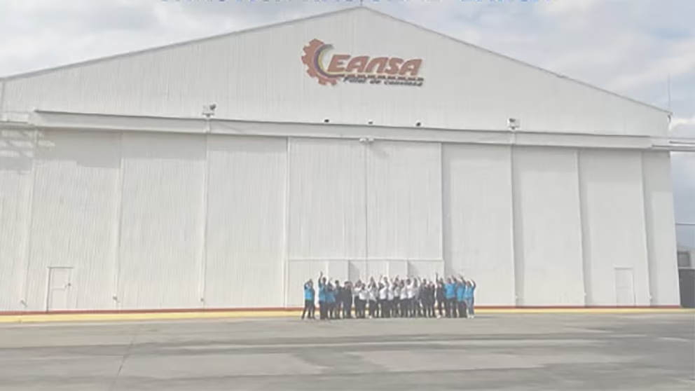 La sede de Eansa en la Base Libertador de Aragua