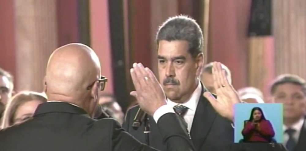 Nicolás Maduro se juramentó para su tercer periodo en Venezuela