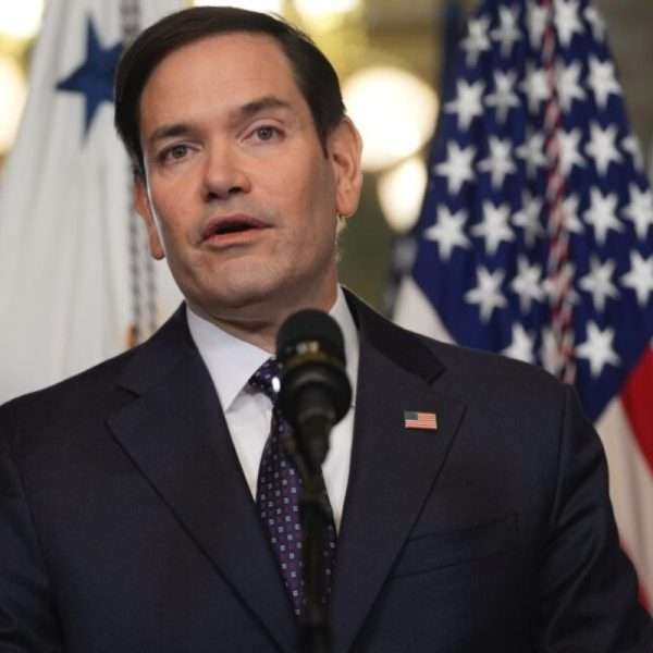 Marco Rubio reafirma apoyo a Venezuela tras encuentro con Machado y González. Imagen tomada de AP