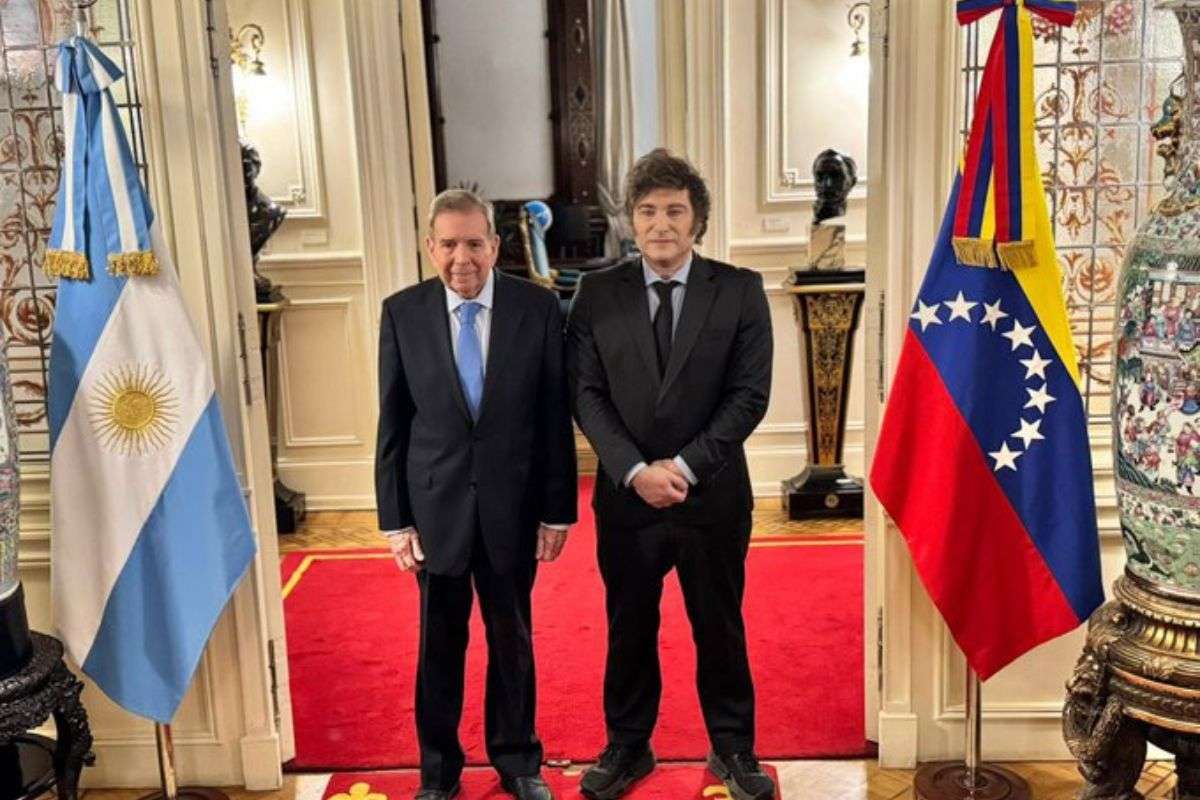 González Urrutia y Milei se reunen en Casa Rosada