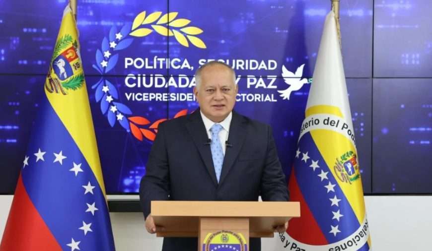 Diosdado Cabello: "Edmundo González Urrutia será detenido de inmediato si decide regresar a Venezuela"