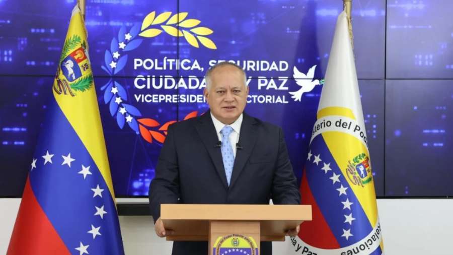 Diosdado Cabello: "Edmundo González Urrutia será detenido de inmediato si decide regresar a Venezuela"