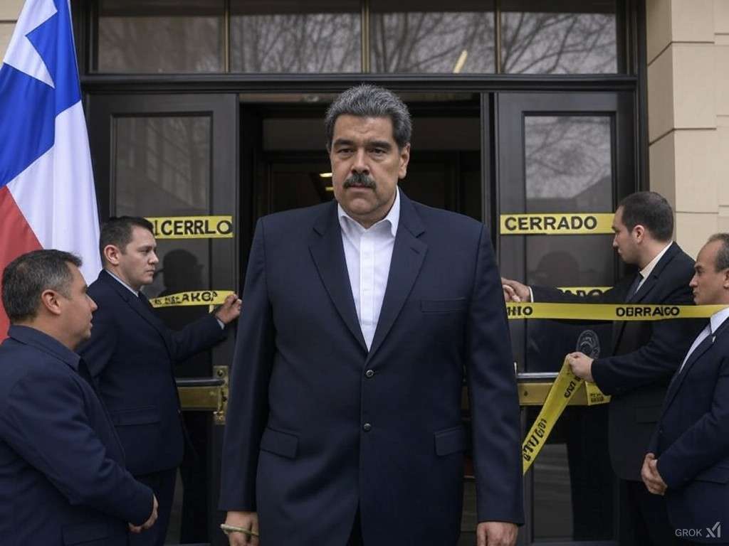 Maduro cierra consulados de Chile
