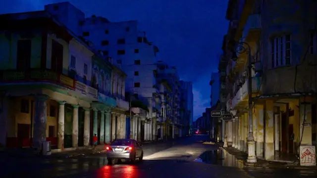 Habana Cuba sin electricidad