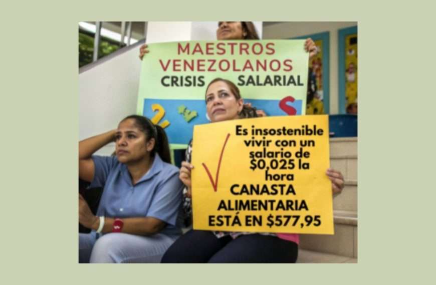 Docentes venezolanos renuncian a cargas completas por salarios insuficientes
