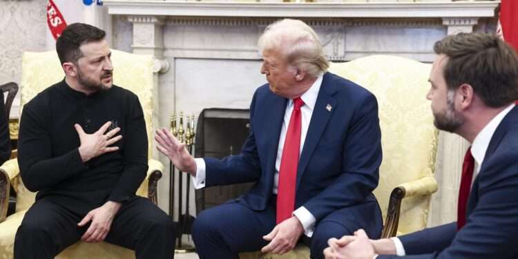 US President Donald Trump welcomes Ukrainian President Volodymyr Zelensky to the White House