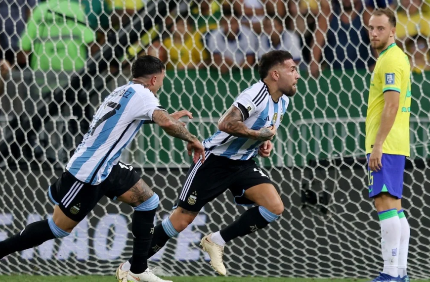 Argentina clasificó humillando a Brasil