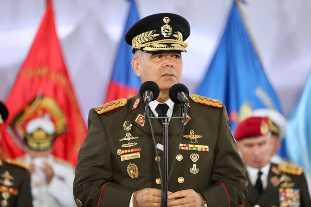 El ministro de Defensa del régimen chavista, Vladimir Padrino López