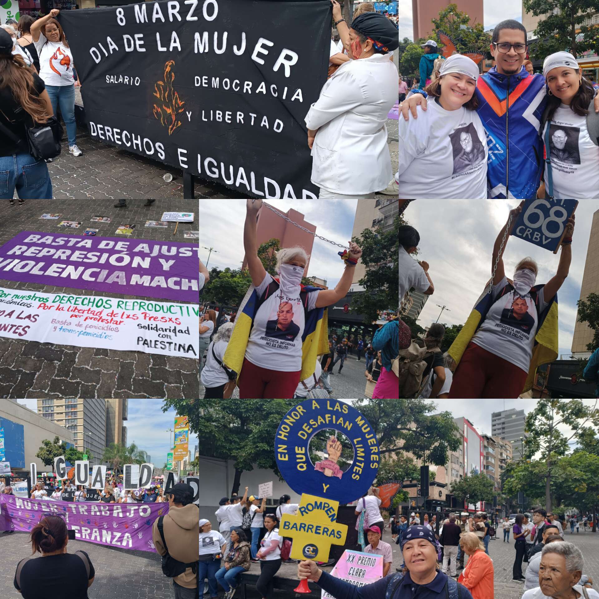 Protesta día de la mujer