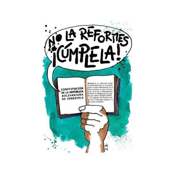 Caricatura | ¡A cumplir nuestra brava Constitución!