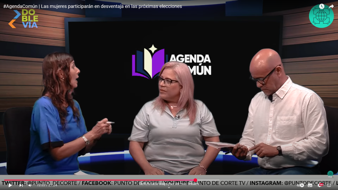 #AgendaComún | Las mujeres participarán en desventaja en las próximas elecciones. Entrevista a la activista de Mujeres en Política, Joanna Peñalver @joannapenalver conversó con Vanessa Davies y José Gregorio Yépez @goyepez este #21Abr
