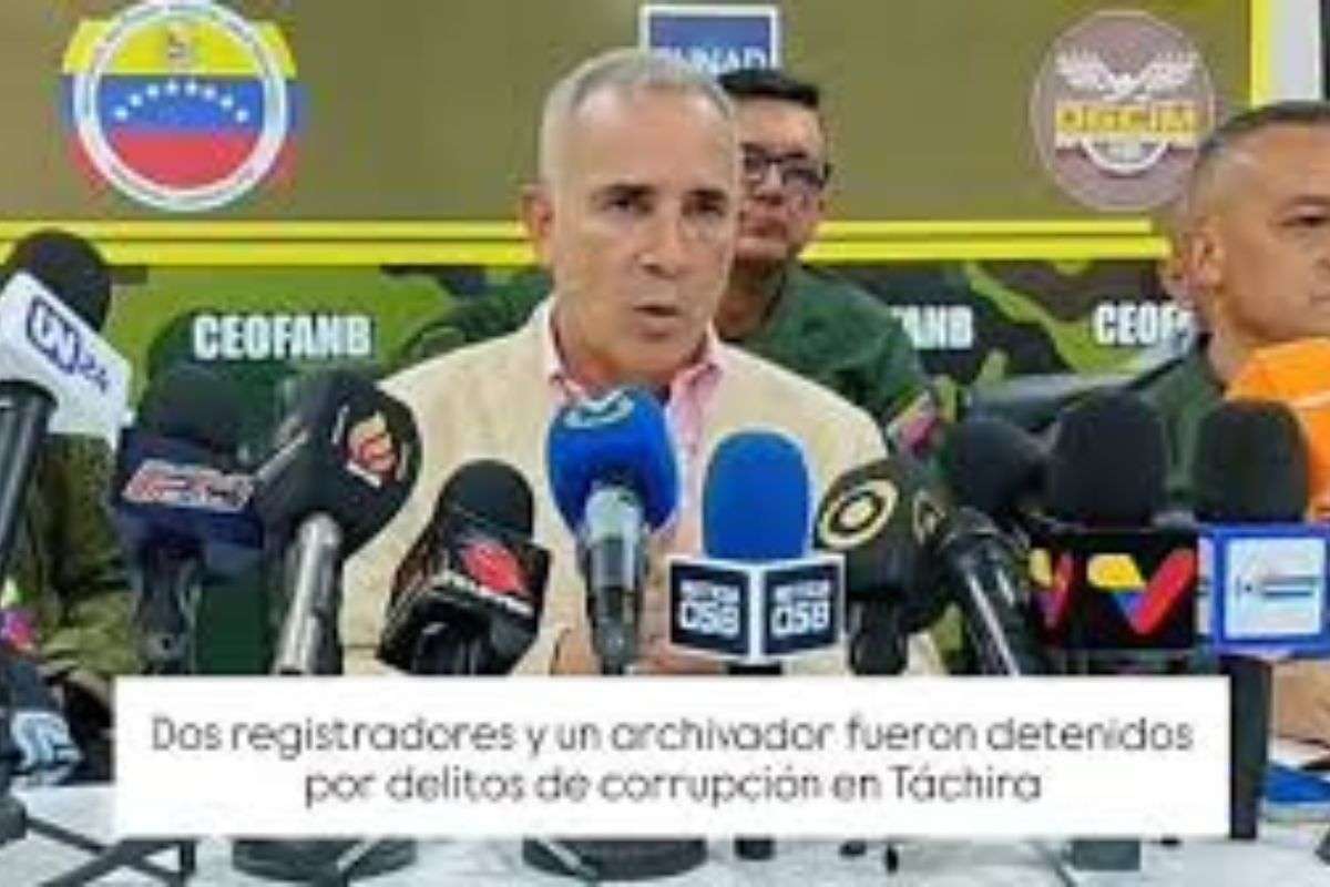 Capturan a registradores corruptos en Táchira