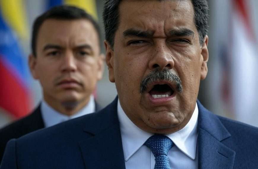 Maduro le grita a Noboa fraude