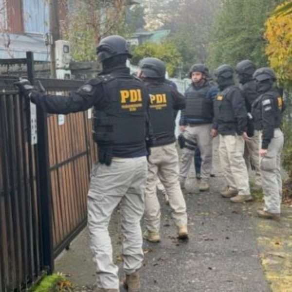 Policía de Chile desarticula célula del Tren de Aragua con 35 detenidos tras masivos allanamientos