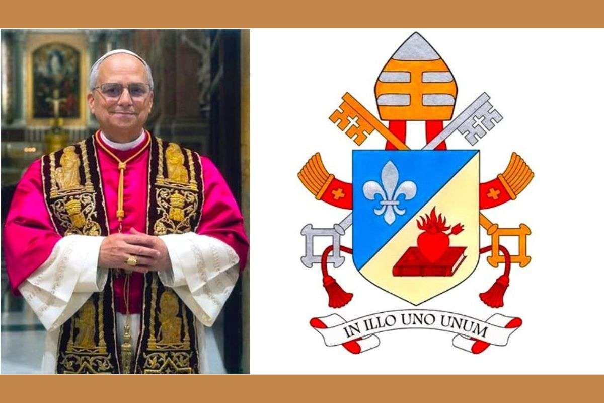 León XIV revela Escudo y Lema de su pontificado