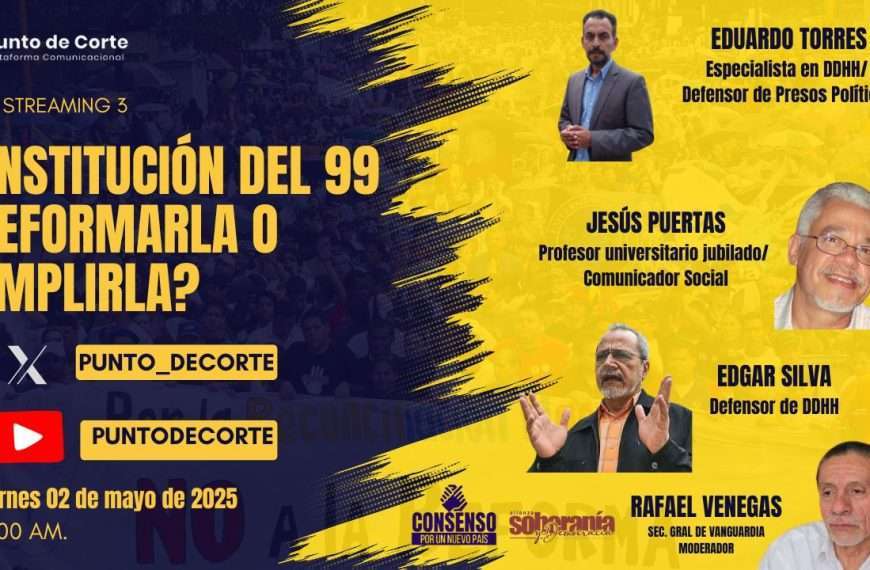 Venezuela: Foro clama por cumplir la Constitución del 99