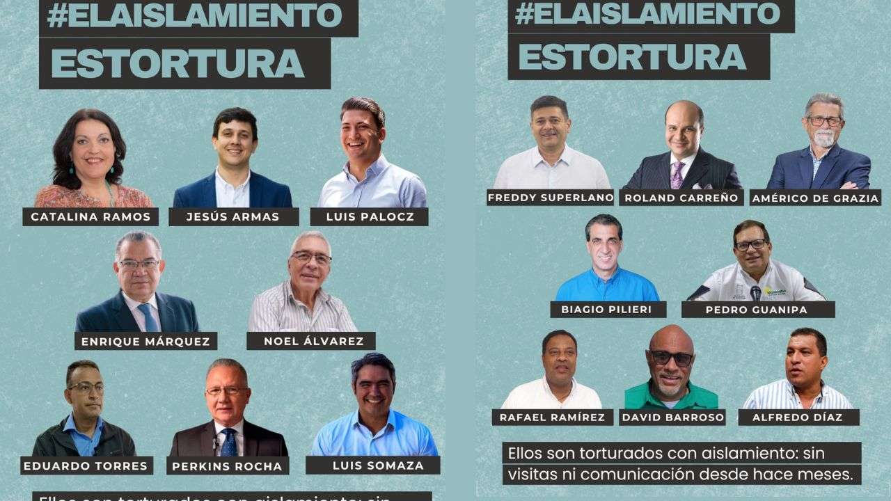 presos políticos aislados