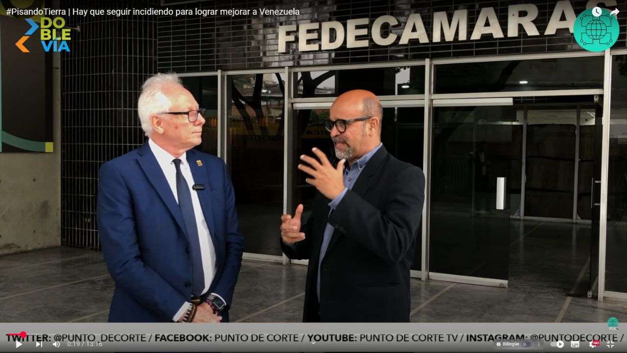 #PisandoTierra | Hay que seguir incidiendo para lograr mejorar a Venezuela. Entrevista al candidato a la presidencia de Fedecámaras, Luigi Pisella @LuigiPisella, conversó con José Gregorio Yépez @goyepez este #9Jul por #PDC