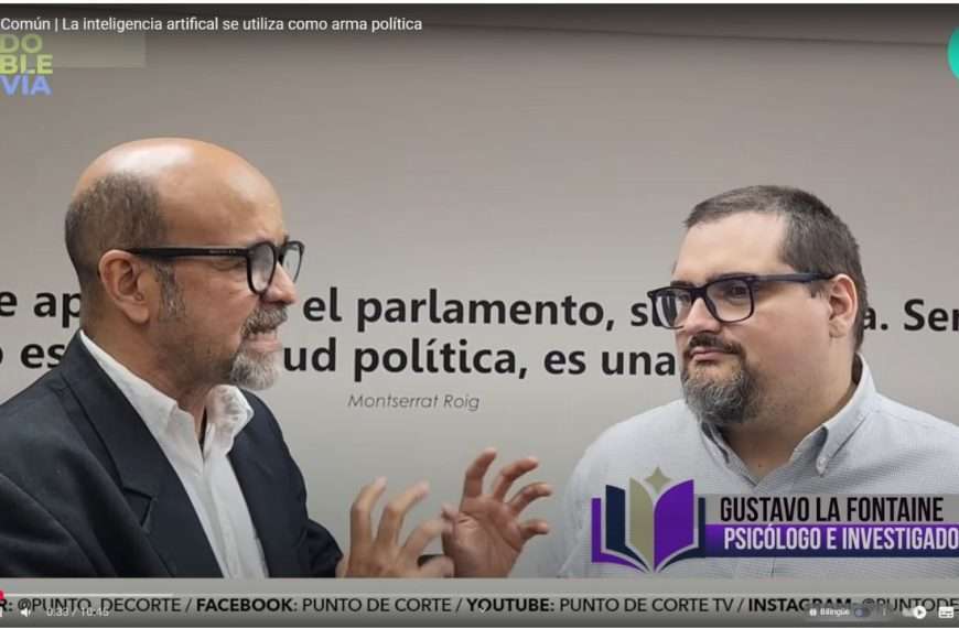 Agenda Común | IA como arma política: Gustavo La Fontaine alerta sobre su impacto (+Video)