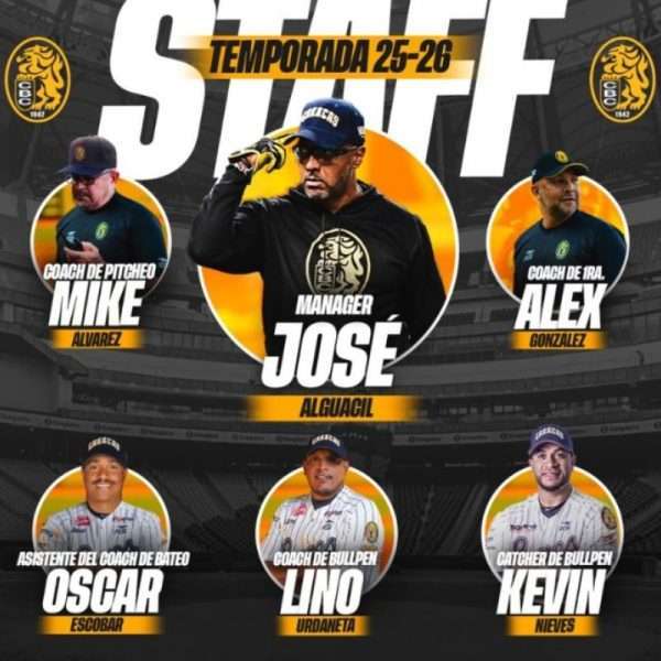 LVBP | Leones de Caracas presentó el cuerpo técnico que acompañará a José Alguacil