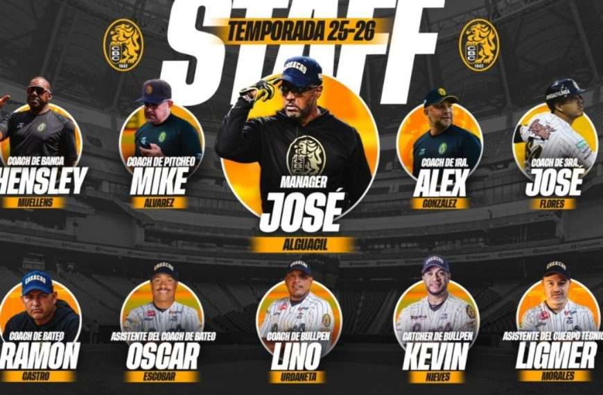 LVBP | Leones de Caracas presentó el cuerpo técnico que acompañará a José Alguacil