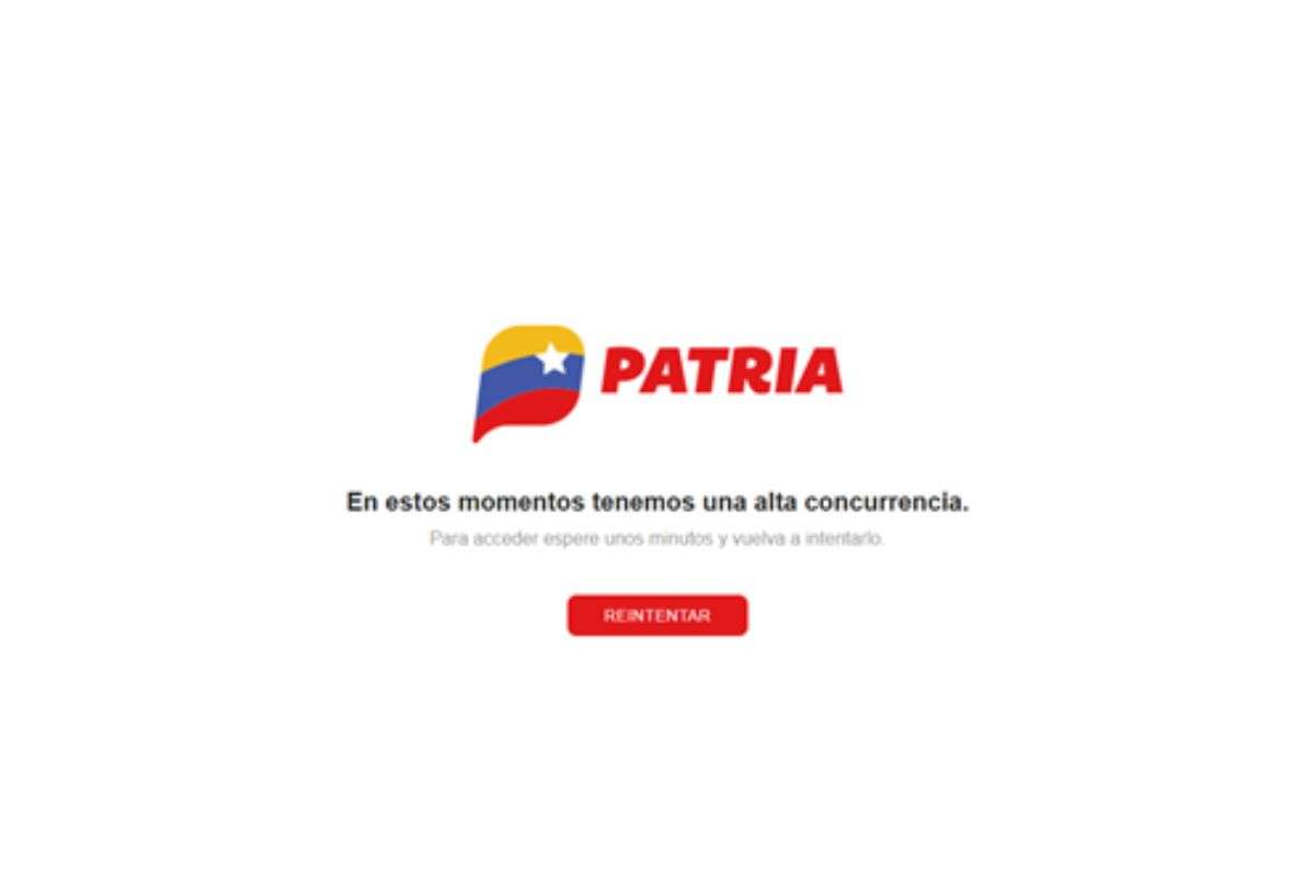 ¡Alerta! Sistema Patria colapsa hoy 15 de agosto en pleno pago