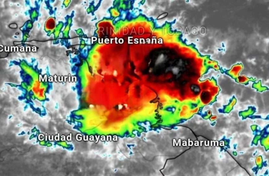 Inameh Alerta: Nueva perturbación atmosférica trae lluvias intensas a Venezuela