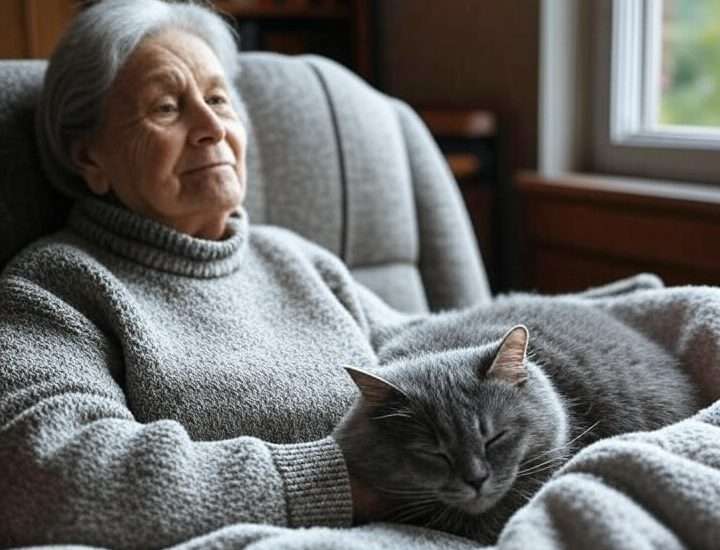 Gatos y ancianos