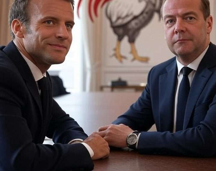 Medvedev Macron