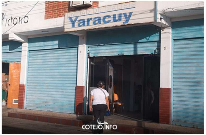 Diálisis en Yaracuy | 150 pacientes dependen de 42 máquinas y atención limitada. Foto cortesía de Cotejo.info