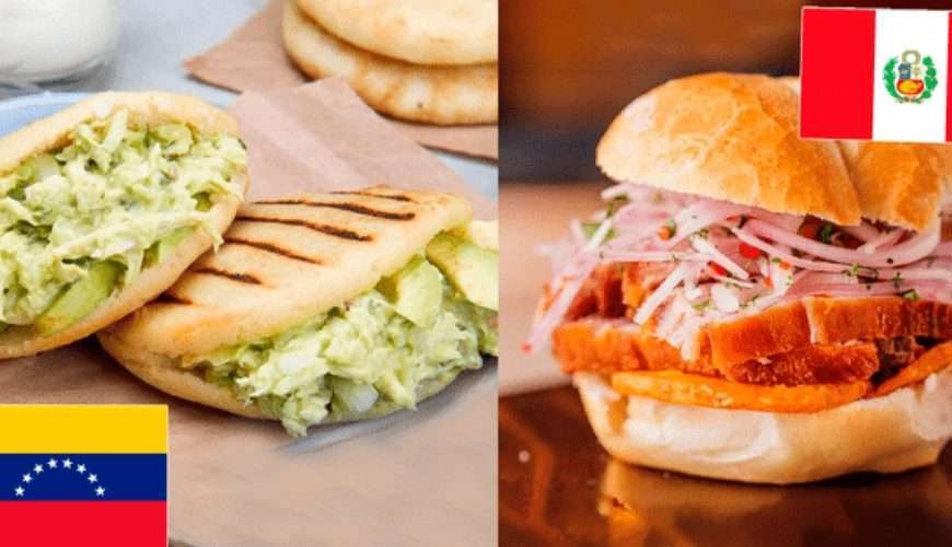 Pan con chicharrón de Perú conquista el Mundial de los Desayunos quedando en segundo lugar la arepa venezolana