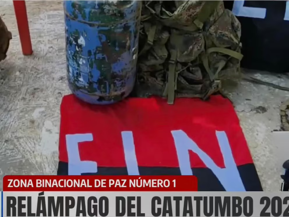 En el campamento había identificación del ELN