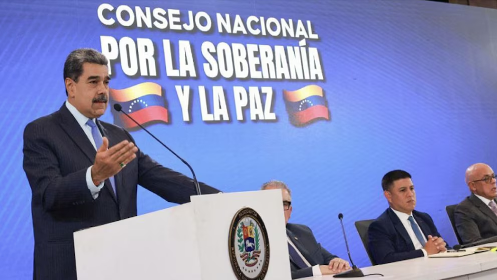 Nicolás Maduro en reunión con el Consejo de Seguridad y paz