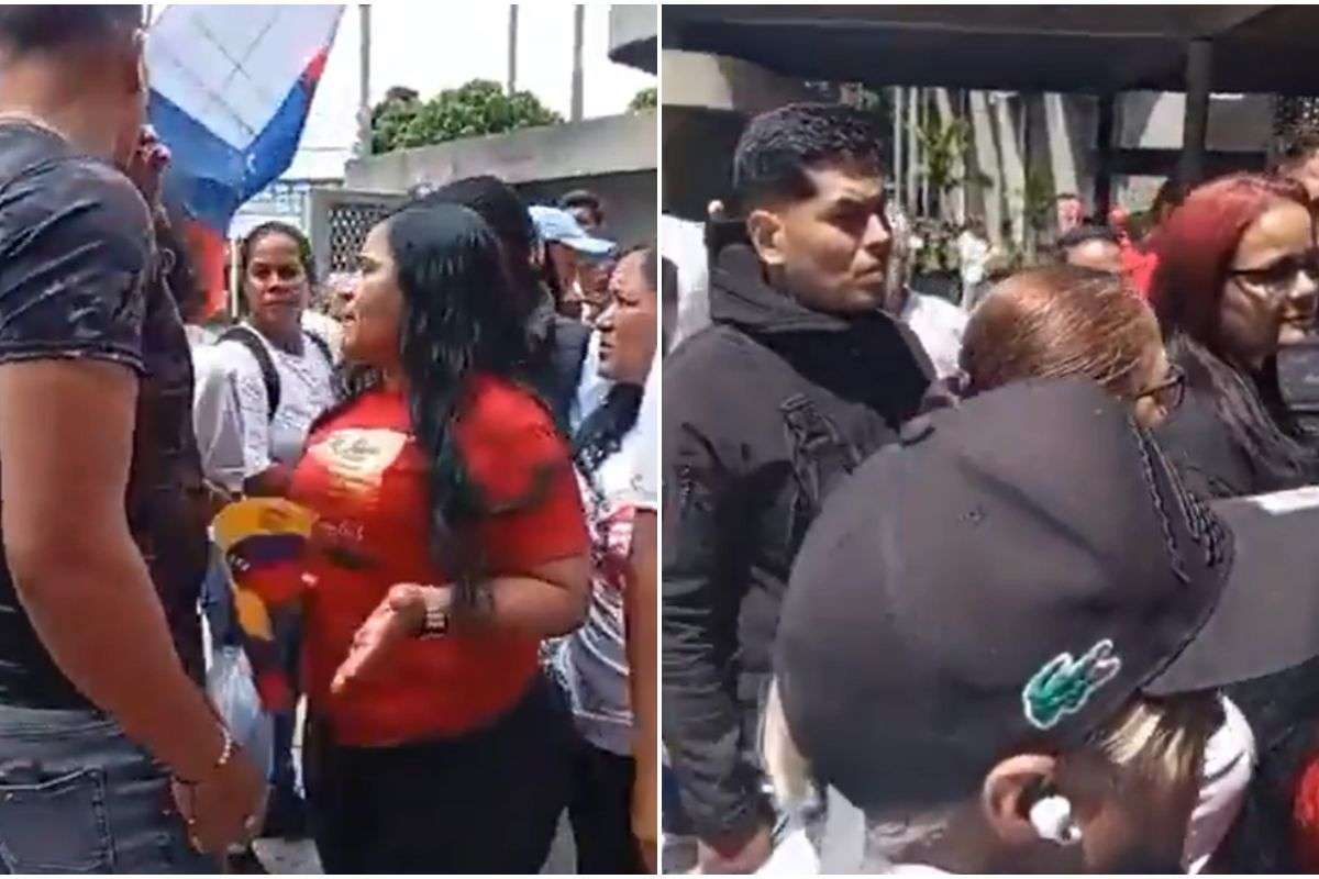 Colectivos oficialistas atacan y agreden físicamente a familiares de presos políticos y a fieles presentes en la UCV