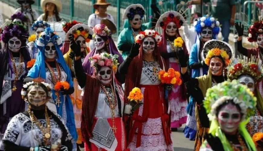 Desfile del día de Muertos en México, un mosaico de tradición y alegría