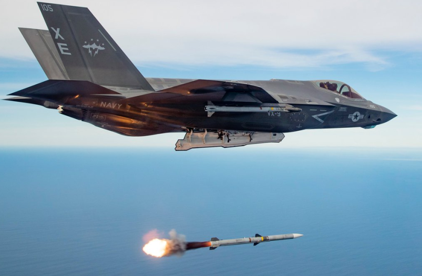 F35 sobre el Caribe