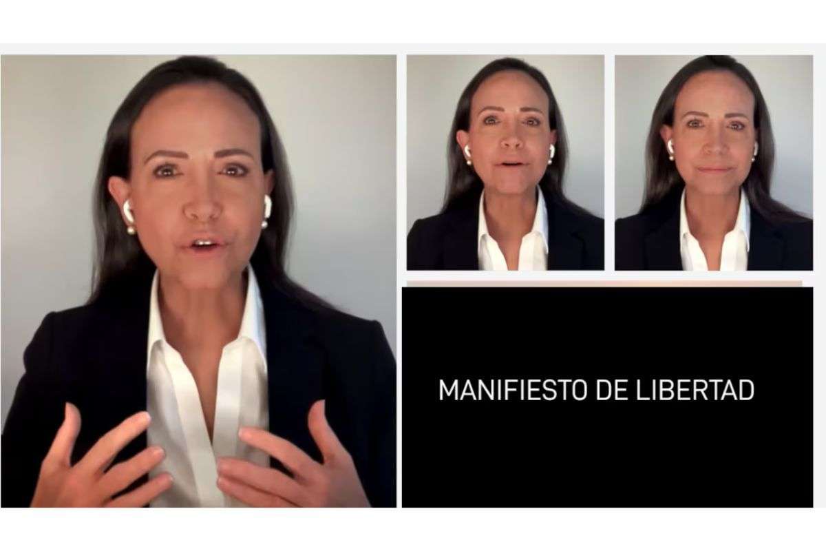 María Corina Machado presenta su "Manifiesto de Libertad" para Venezuela