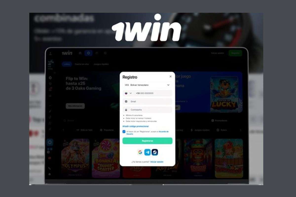 Instrucciones para registrarse con 1win para jugadores venezolanos