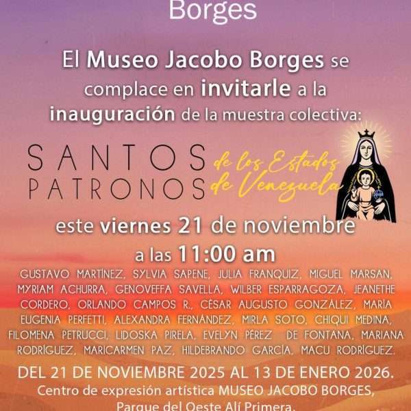 Macu Rodríguez presenta su “Virgen de la Coromoto” en la colectiva “Los Santos patronos de los estados”