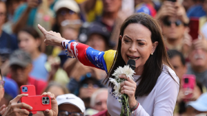 María Corina Machado enciende las redes con pista musical sobre su próximo destino