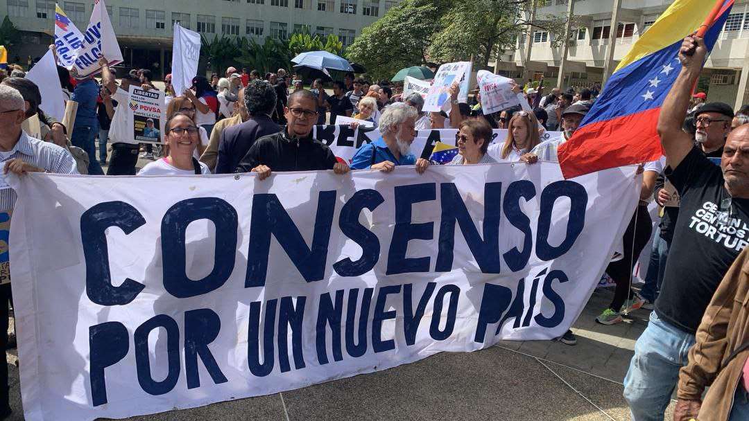 Amnistía presos políticos UCV protesta Nicmer Evans