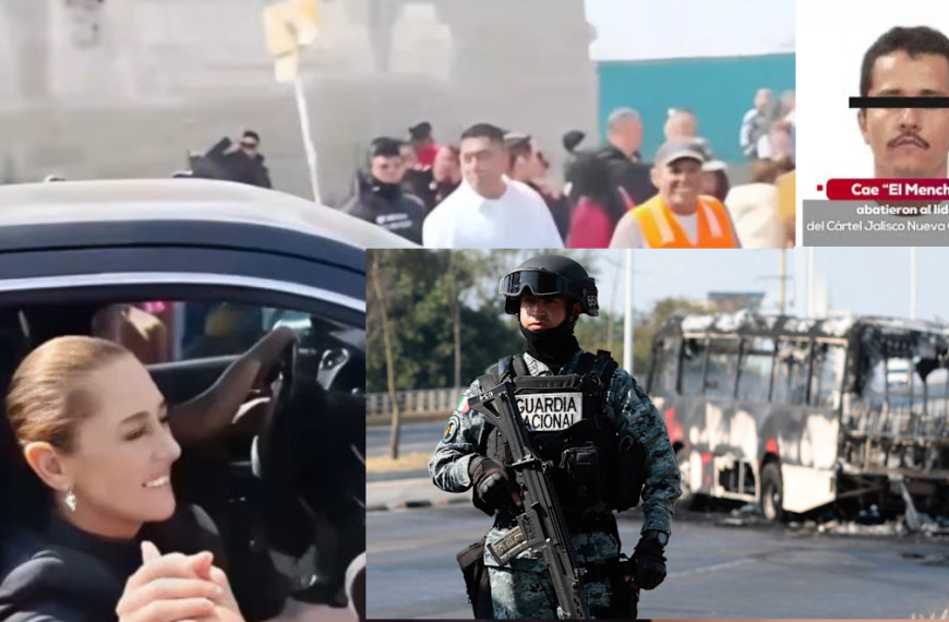 Claudia feliz por la caída de El Mencho