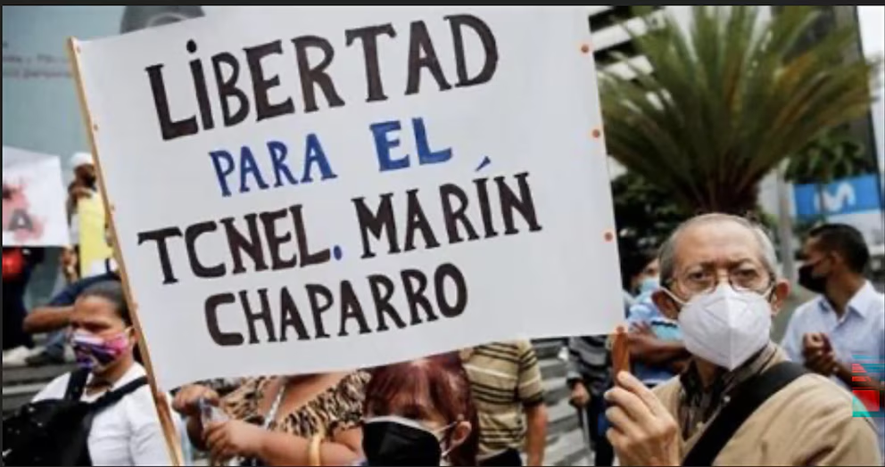 El Teniente coronel Igbert Marín Chaparro está preso desde marzo 2018 por reclamar mejoras en la alimentación de los soldados